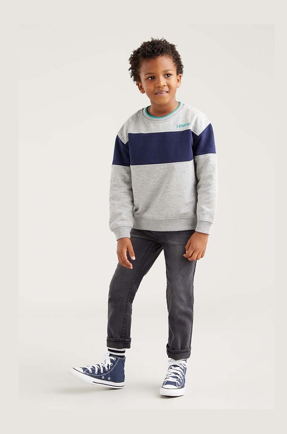 Levi's jeansy dziecięce szary 8E6728