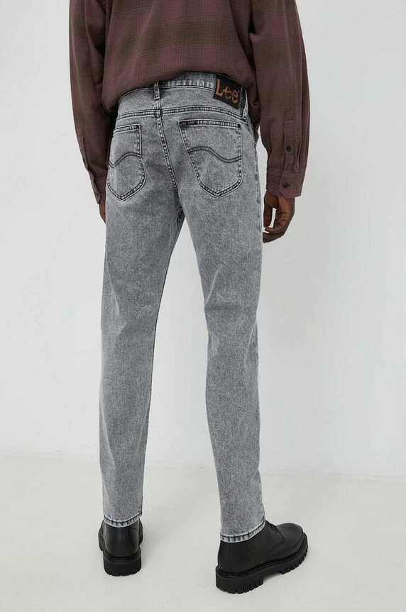 Odzież Lee jeansy Rider Slate Acid L701ORGX szary