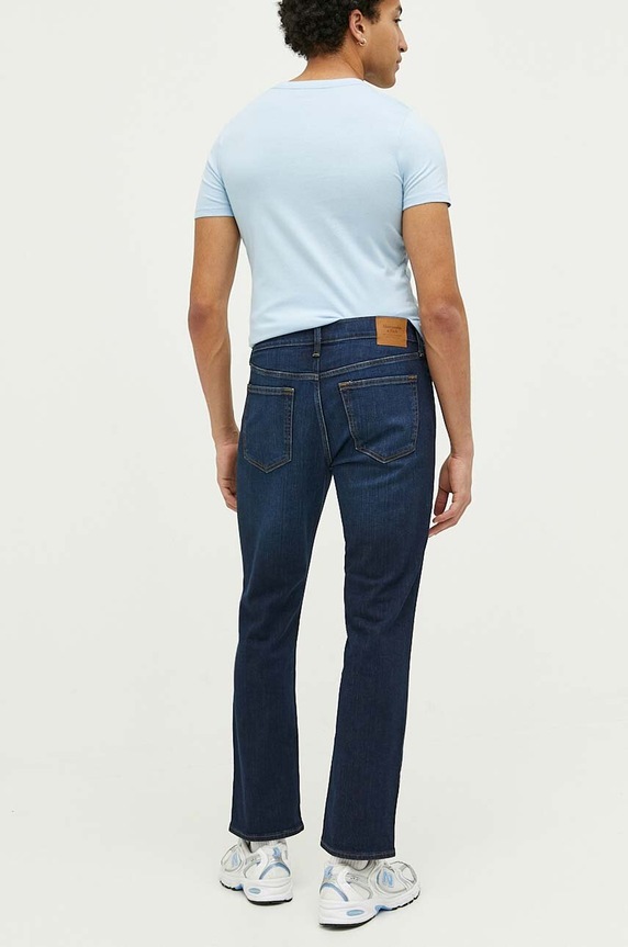 Džíny Abercrombie & Fitch Athletic Straight KI131.3046.276 námořnická modř SS23