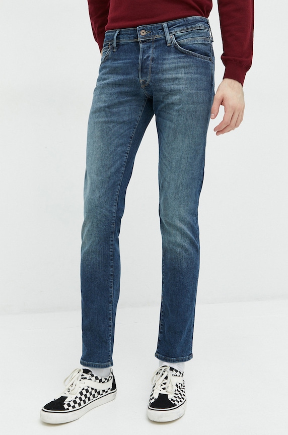 Jack & Jones jeansy JJIGLENN niebieski 12223628.BlueDenim