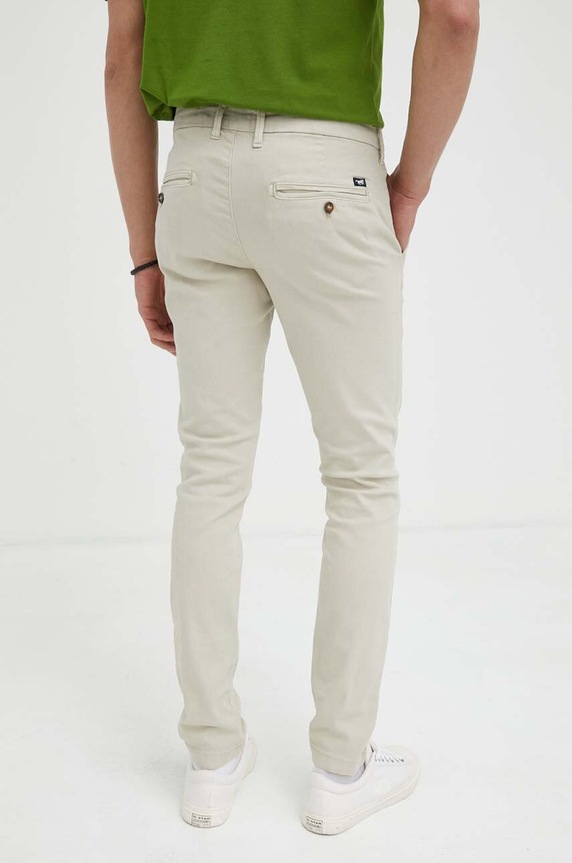 Odzież Mustang spodnie Style BeFlex Chino 1013940.4094 beżowy