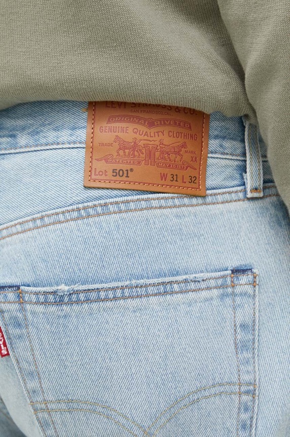 Τζιν παντελόνι Levi's 501 μπλε 00501.3372
