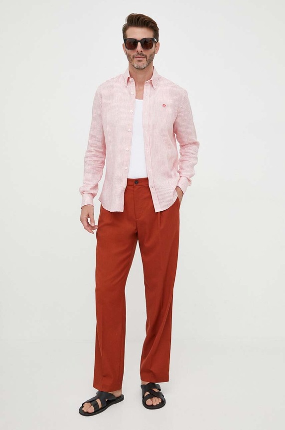 Nohavice United Colors of Benetton chinos hnedá 4KI3UF01M.3P5