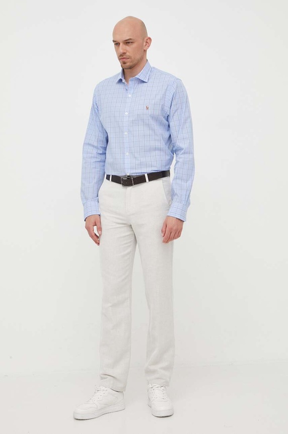 Брюки United Colors of Benetton прямой бежевый 493ZUF01X.600