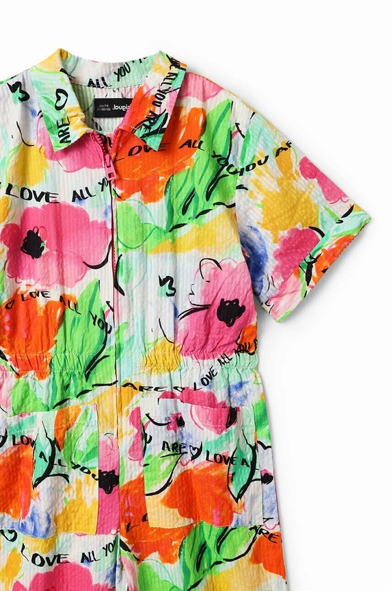 Dětský bavlněný overal Desigual 23SGPW04 vícebarevná SS23