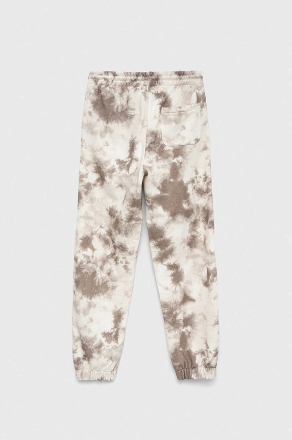 Calvin Klein Jeans spodnie dresowe dziecięce IB0IB01602.PPYX beżowy SS23