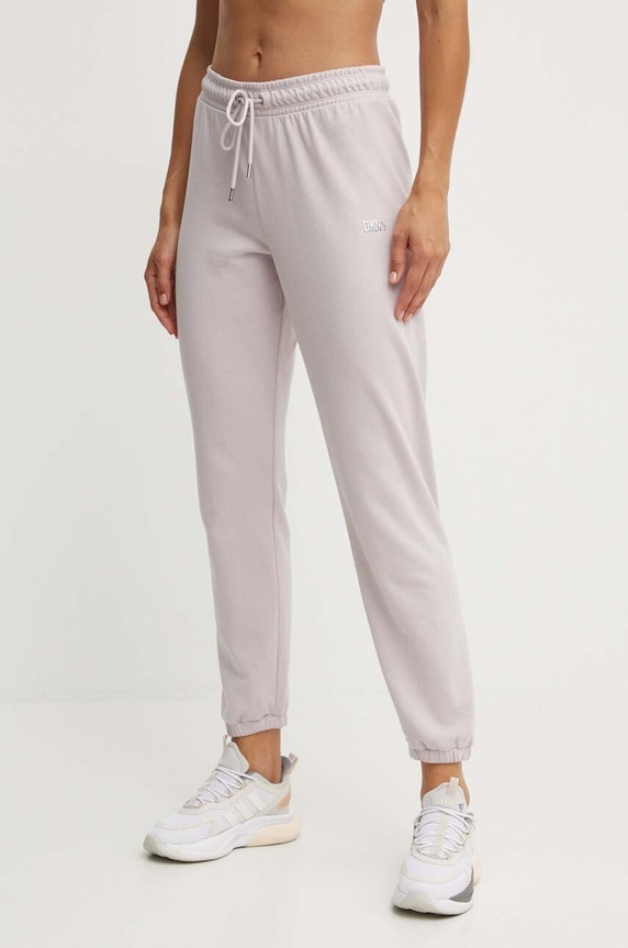 Donji dio trenirke Dkny print ljubičasta DP2P3235