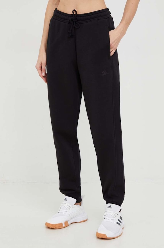 adidas spodnie dresowe dzianina czarny HK0439