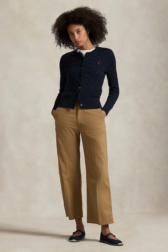 Odzież Polo Ralph Lauren spodnie 211873988 beżowy