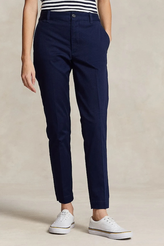 Polo Ralph Lauren spodnie z elastanem granatowy 211890343
