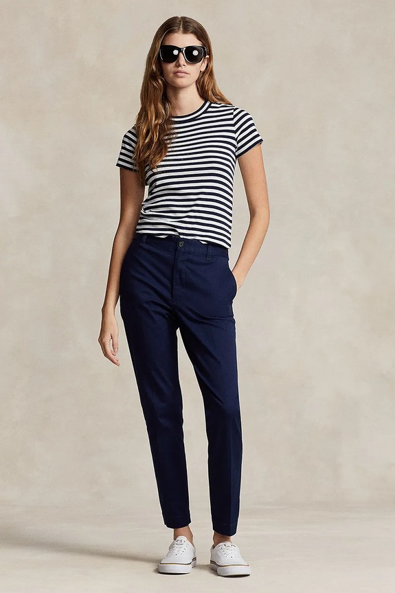 Odzież Polo Ralph Lauren spodnie 211890343 granatowy