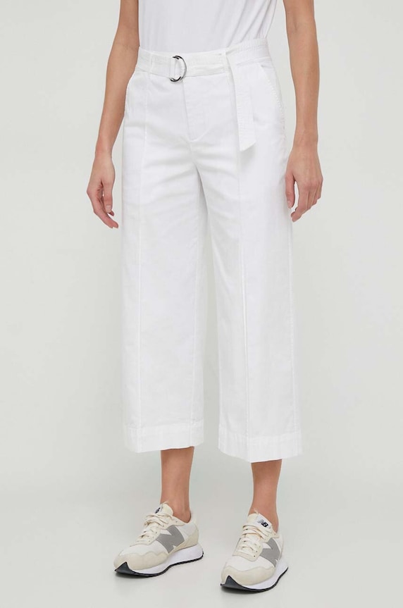 Παντελόνι Lauren Ralph Lauren 200876606 λευκό SS24