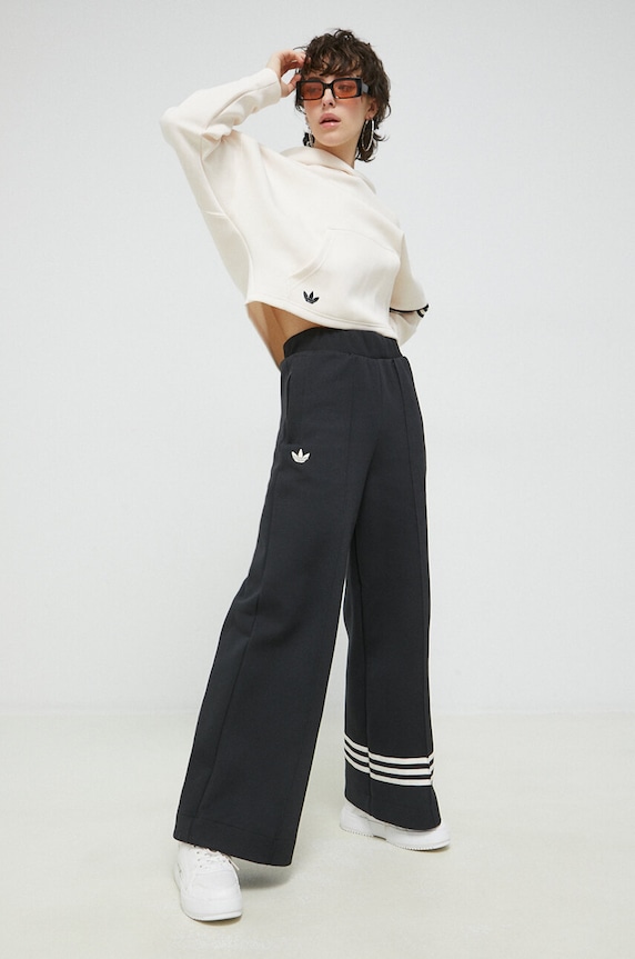 adidas Originals spodnie dresowe IB7307 czarny SS24