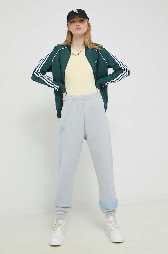 adidas Originals spodnie dresowe IB7319 szary SS23