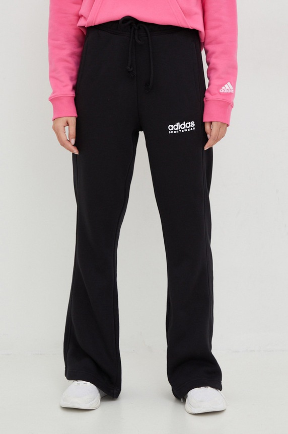 adidas spodnie dresowe dzianina czarny IC6473