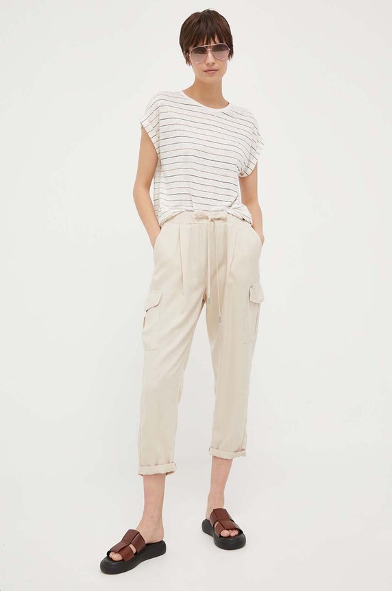 Nohavice Pepe Jeans JYNX PL211546YG0R.836 béžová SS23