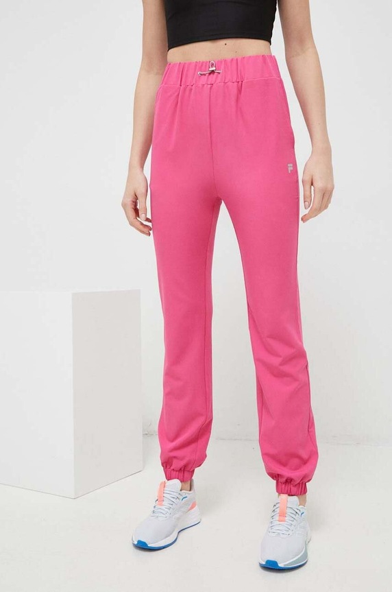 Tréninkové kalhoty Fila Rochefaort FAW0379 růžová SS23