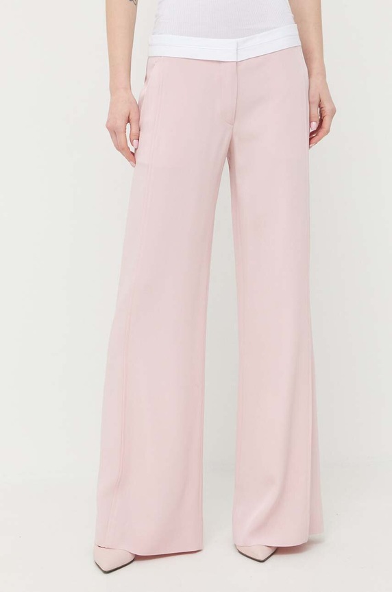 Παντελόνι Victoria Beckham μεσαία ροζ 1223WTR004763F