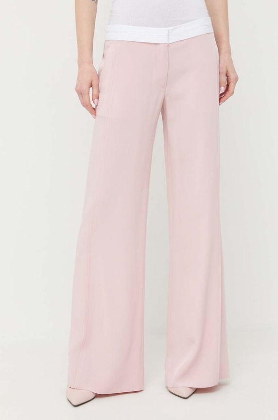 Παντελόνι Victoria Beckham μεσαία ροζ 1223WTR004763F