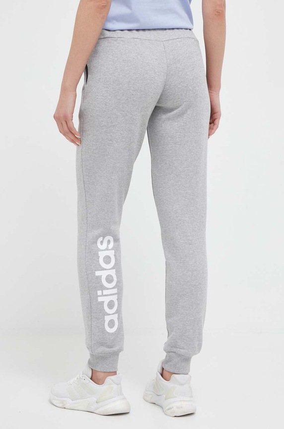 Odzież adidas spodnie dresowe bawełniane Essentials IC8816 szary