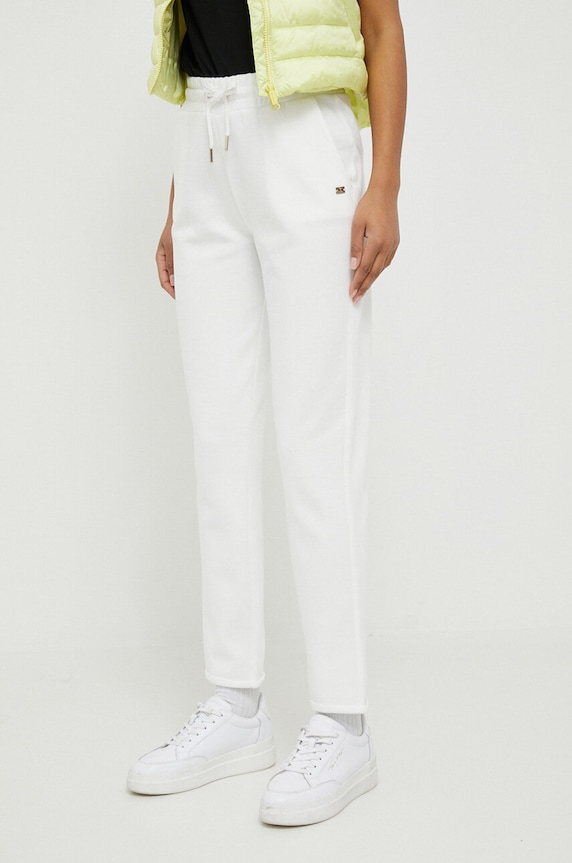 Joop! pantaloni de trening tricotaj alb 30036522