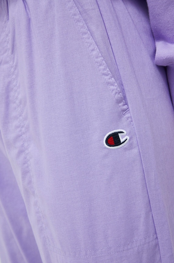 Champion spodnie bawełniane fioletowy 116077