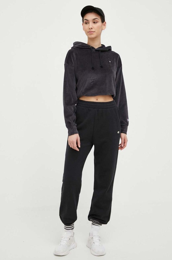 Champion spodnie dresowe 116219 czarny SS23