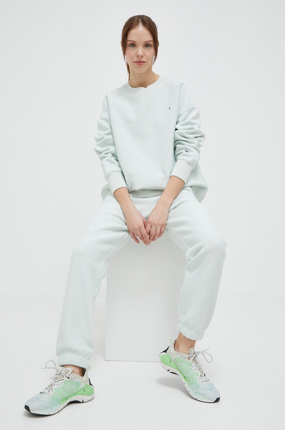 Champion spodnie dresowe 116243 zielony SS23