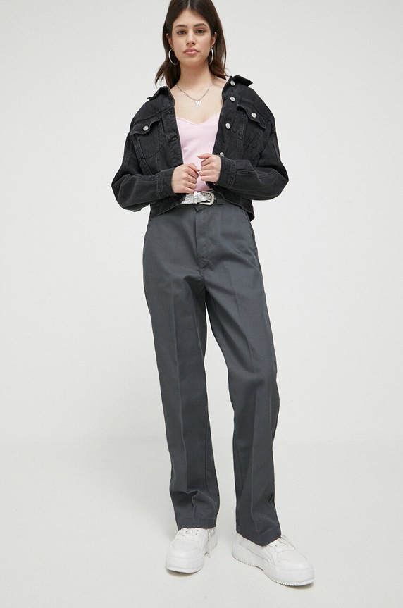 Παντελόνι Dickies DK0A4XKBCH01 γκρί AW24