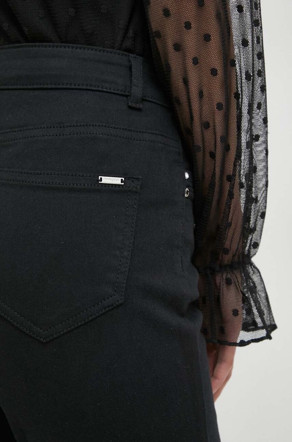 Hlače Morgan PRETTY crna PRETTY.NOIR