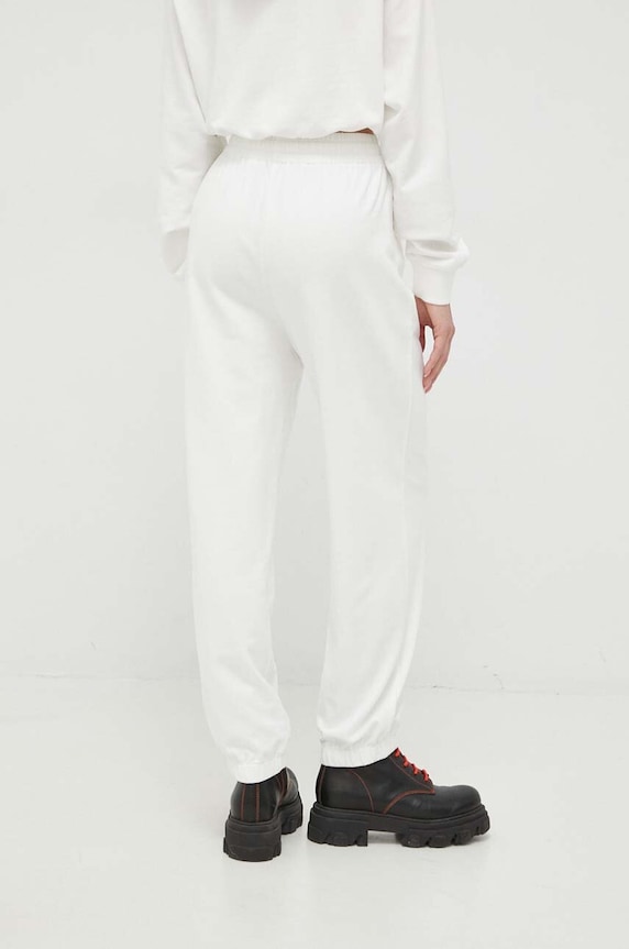 Odzież Miss Sixty spodnie dresowe bawełniane 6W1PJ7581000 biały