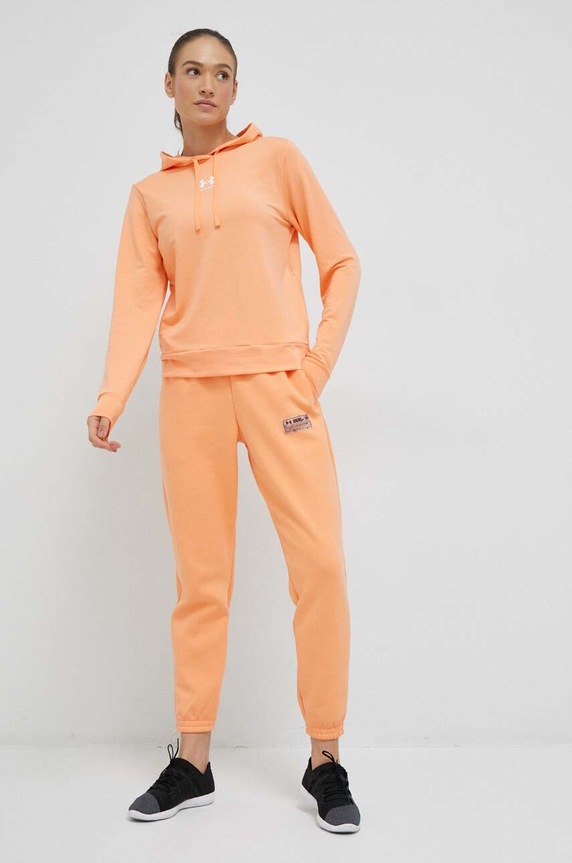Tepláky Under Armour 1377175.D oranžová SS23