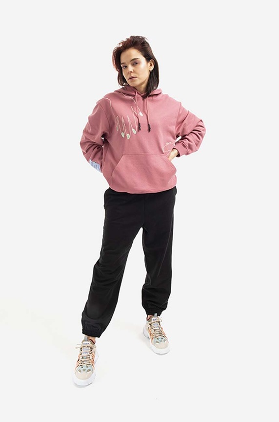 MCQ spodnie dresowe bawełniane Handsy 624628RSJ741000 czarny SS23