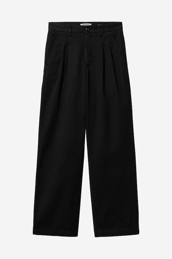Carhartt WIP pantaloni in cotone Cara I029802 nero