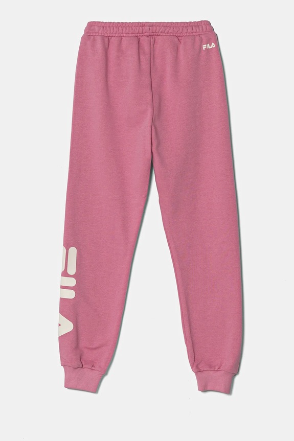Детские спортивные штаны Fila трикотаж розовый FAT0110.G