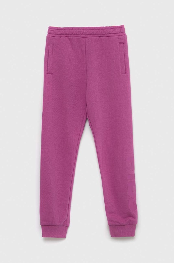 Fila pantaloni de trening pentru copii tricotaj violet FAT0110.G