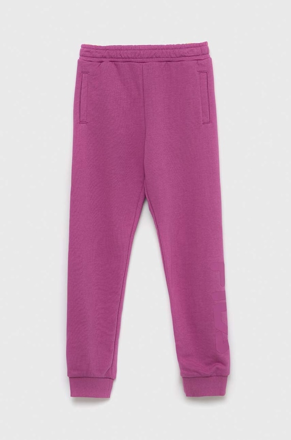 Fila pantaloni de trening pentru copii tricotaj violet FAT0110.G