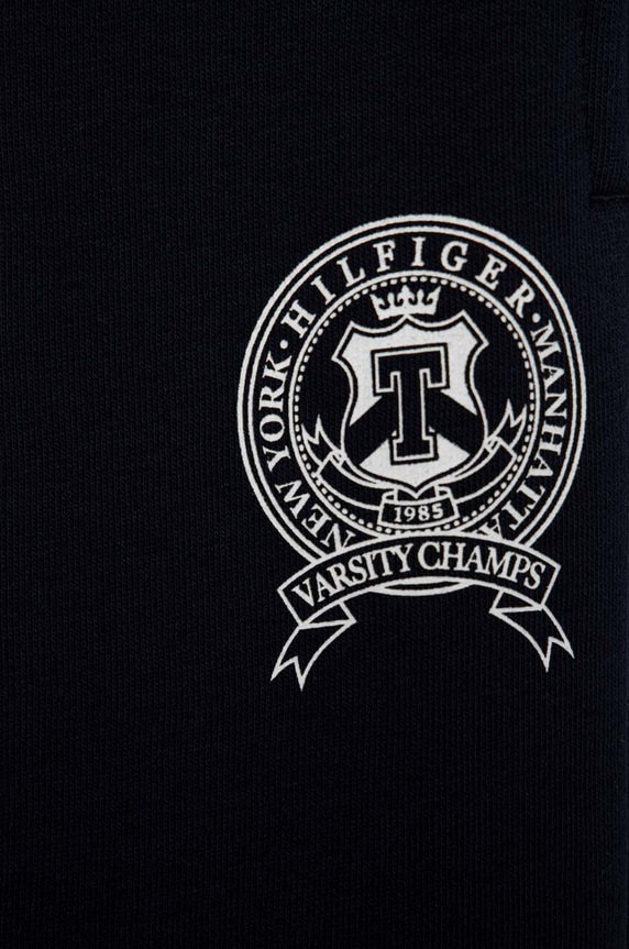 Dziewczynka Tommy Hilfiger spodnie dresowe dziecięce KG0KG07066.PPYX granatowy
