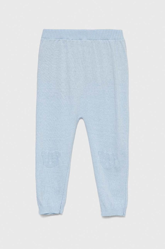 United Colors of Benetton spodnie niemowlęce dzianina niebieski 1036AF002.W.SEASONAL