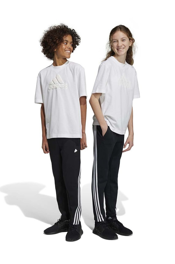 Dětské tepláky adidas U FI 3S pletenina černá HR6313