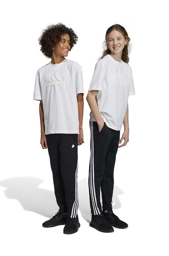 Dětské tepláky adidas U FI 3S pletenina černá HR6313