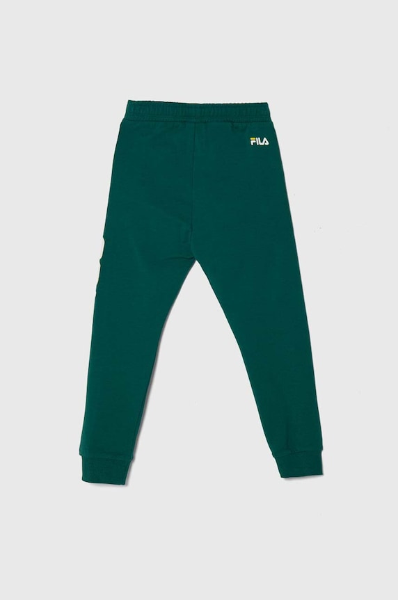Детски спортен панталон Fila FAK0124 зелен SS25