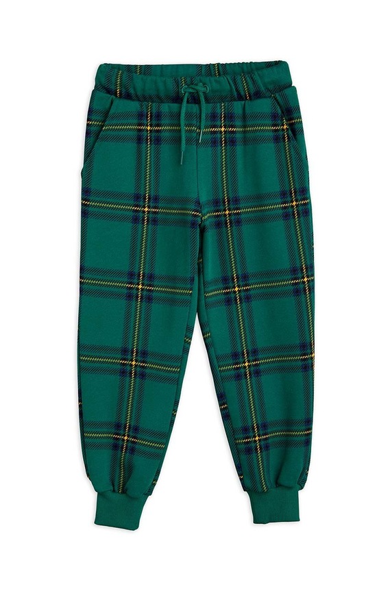 Dječji pamućni dio trenirke Mini Rodini 2313010875 zelena SS23