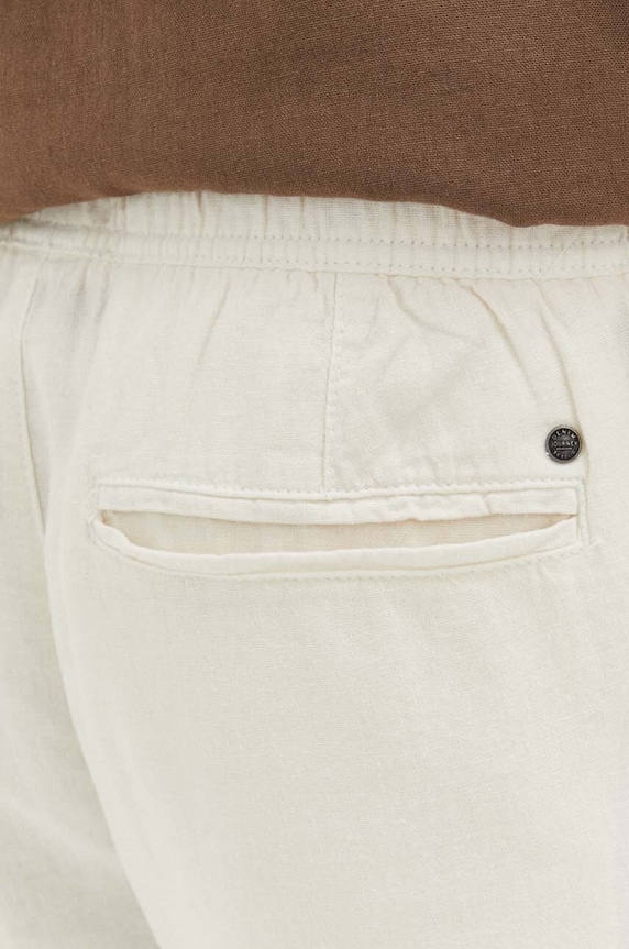 Solid pantaloni din in bej 21107170.114201