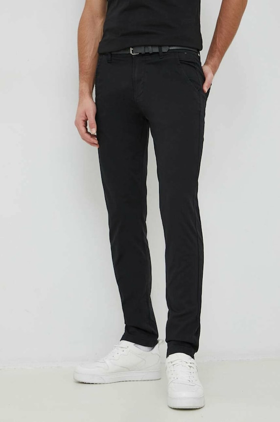 Lindbergh spodnie z elastanem czarny 30.07016.BLACK