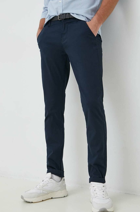 Lindbergh pantaloni chinos bleumarin 30.07016.NAVY