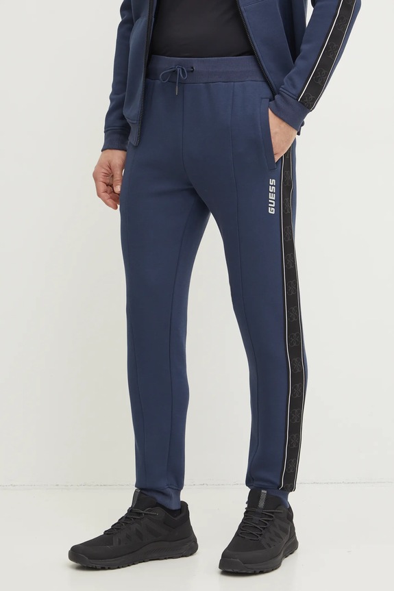 Guess pantaloni de trening MICKEY tricotaj bleumarin Z2YB09.KB3P2