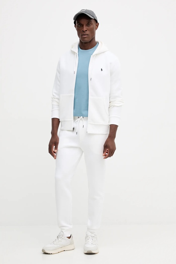 Polo Ralph Lauren Παντελόνι jogger ανδρικό 710881518 λευκό SS26
