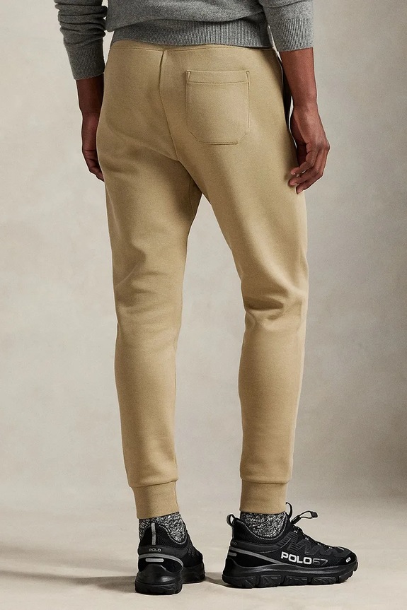 Ρούχα Polo Ralph Lauren παντελόνι jogger ανδρικό 710881518 μπεζ