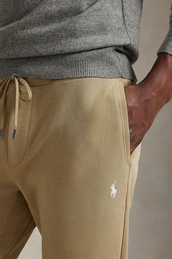 Polo Ralph Lauren παντελόνι jogger ανδρικό μπεζ 710881518